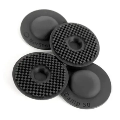 NorStone DAMP 50, black rubber, демпфирующие ножки, нагрузка до 50 кг (4 шт.) NORDAMP50