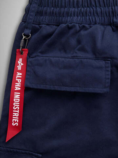 Брюки джоггеры Alpha Industries Cotton Jogger (т.синие - r.blue)