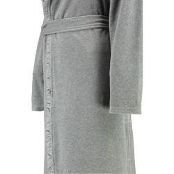 Элитный халат велюровый Ariel серый меланж от Vossen Австрия