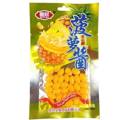 Жевательные конфеты "XICAI CANDI" со вкусом ананаса