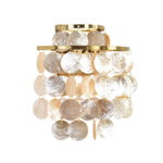 8386/2W MODERNI LN бронза/перламутровый, металл/ракушка Бра E14 2*40W 220V SHELLA