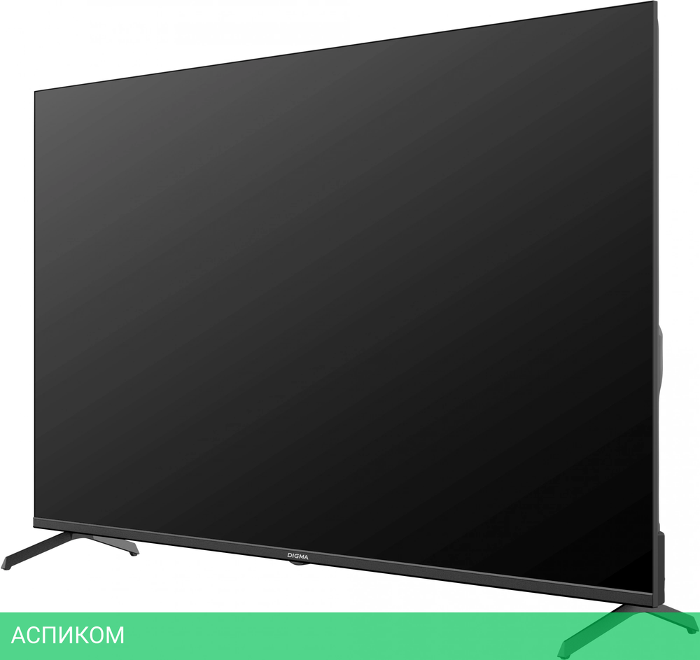 Телевизор Digma DM-LED55UQB31 черный/черный