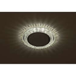 DK LD26 SL/WH Светильник ЭРА декор cо светодиодной подсветкой Gx53, прозрачный