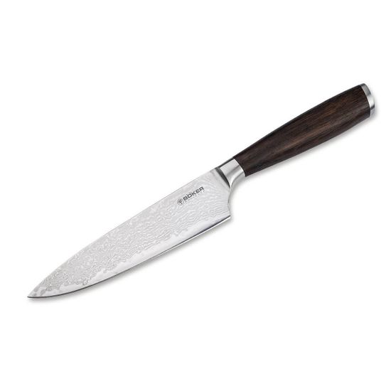 Кухонный нож Boker 130951DAM Meisterklinge Damast Chef's Knife Small с клинком из стали Damascus