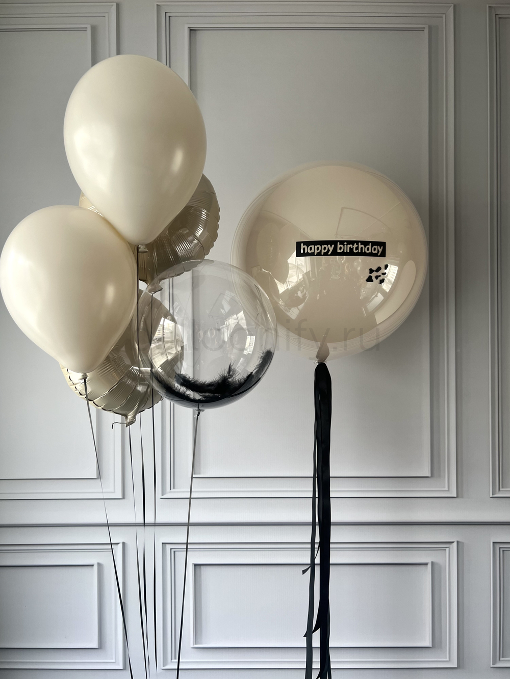 Набор шаров "Кремовый шик"