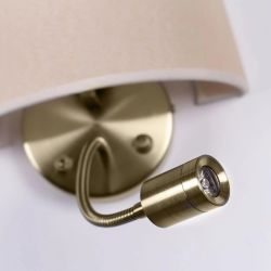 Citilux Декарт CL704306 Бра с бежевым абажуром и диммером