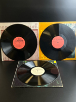 3 LP Стихотворения / Лирика. Николай Гумилев / Эдуардас Межелайтис / Михаил Царев. Конверты EX / Диски EX