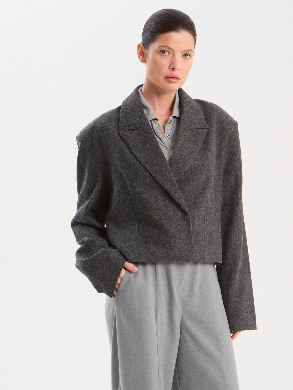 Жакет укороченный