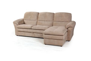 Diamante диван-кровать с шезлонгом велюр бежевый