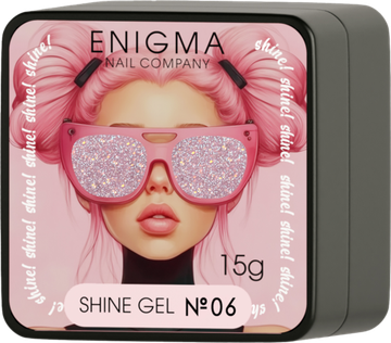 Гель для наращивания ENIGMA Shine gel 06 15g.