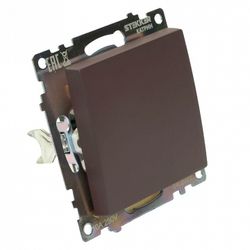 Переключатель перекрестный одноклавишный без рамки Stekker Катрин 49180