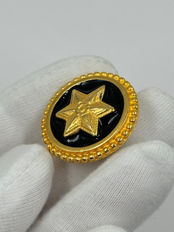 Накладка на пуговицу со звездой