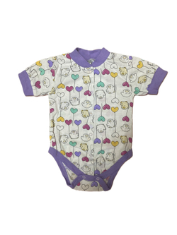 Боди короткий рукав на кнопках из кулирки (100% хлопок) на рост 74 см