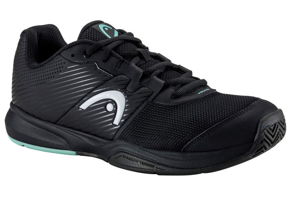 Мужские теннисные кроссовки Head Revolt Court - black/teal