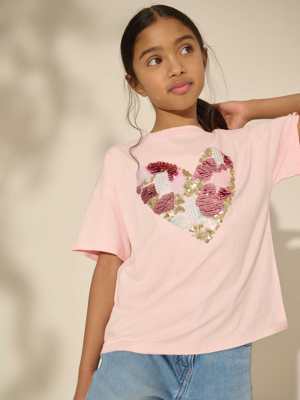 Футболка для девочки Next AK7-098, Розовый