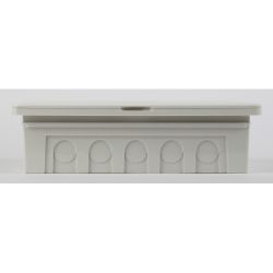 Корпус пластиковый ультратонкий ЩРВ-П-13 с белой крышкой IP41 ЭРА UNIQUE White_UBOX13 IP41 | Корпуса пластиковые