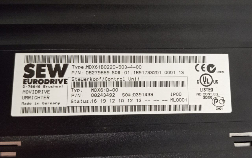 SEW Eurodrive MDX61B0220-503-4-00 +MDX60A0220-503-4-00 б/у