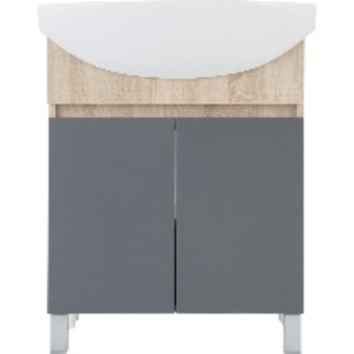 Тумба СОЛО 50(Элегия) серая