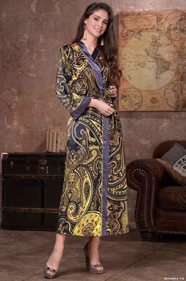 Халат женский MIA-AMORE ARMANI GOLD 3499 АРМАНИ ГОЛД
