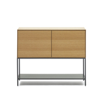 Vedrana Сервант из дубового шпона со стальными ножками 97,5 x 80 см