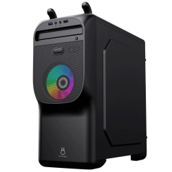 Zircon Корпус Cute Rabbit BK без БП (Midi Tower,ATX,Черн,1*USB3.0,1*USB2.0,1x92mm)