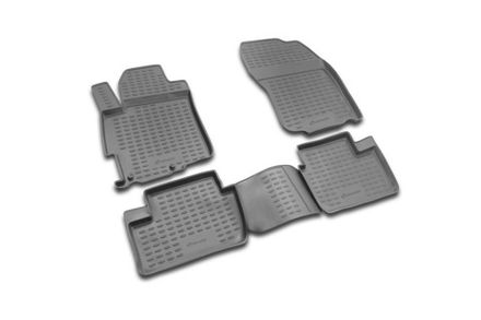 Коврики в салон MITSUBISHI Lancer X 03/2007-&gt;, 4 шт. (полиуретан)