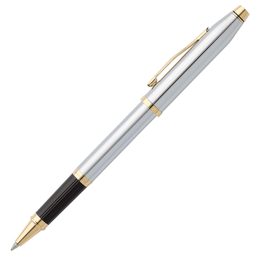 Ручка роллер Cross Century II Medalist Chrome 23Ct Gold Plated (3304) 1