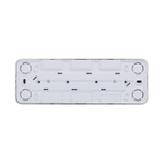 Розетка 4-м ОП Blanca 16А IP20 250В без заземл. без защ. шторок с изолир. пластиной бел. SE BLNRA000411