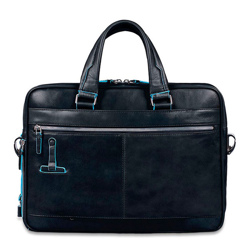 Сумка мужская Piquadro Blue Square синяя телячья кожа (CA2849B2/BLU2) 2