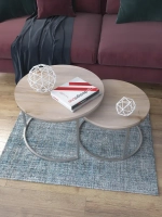 Комплект журнальных столов Акцент - СД - МДФ в ПВХ