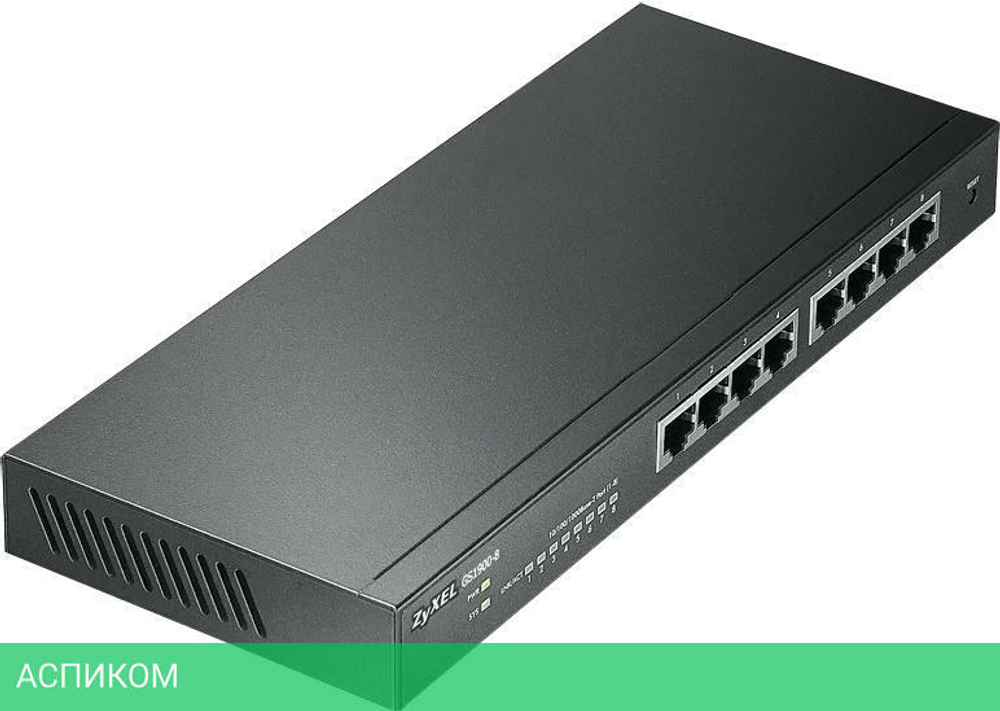 Коммутатор Zyxel GS1900-8-EU0102F