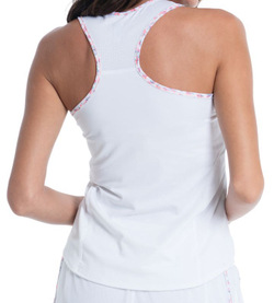 Женский топ теннисный Lucky in Love Liberty In Love Blossom Tank - white