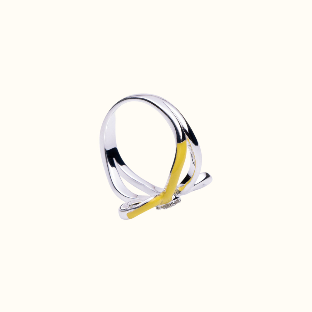 Кольцо Bloom Yellow