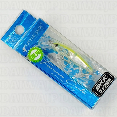 Воблер LITTLE JACK Forma CUTE 40mm 1.5g #08 Chart & Glow Head