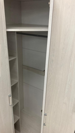 Шкаф угловой Белла ясень белый