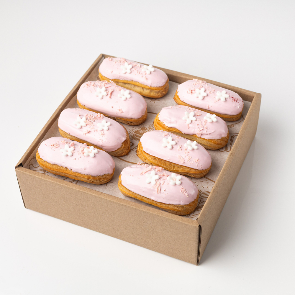 Набор мини-эклеров Крем Брюле 8 шт