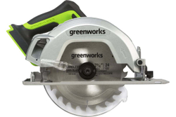 Пила дисковая аккумуляторная GREENWORKS 24 V без акк и з/у   1500907