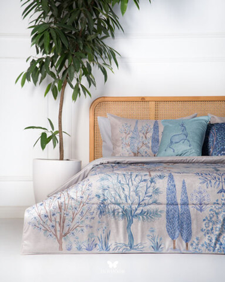 Комплект постельного белья двуспальный Jeyran Hermodr 8 предметов 130220269 Иран