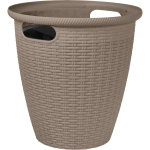 Кашпо InGreen Rattan D 380мм 30л с внутренним горшком 16 л, французский платан (комплект 4 шт)