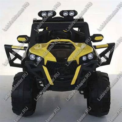 Детский электромобиль "LB-688 BIG SIZE JEEP" желтый