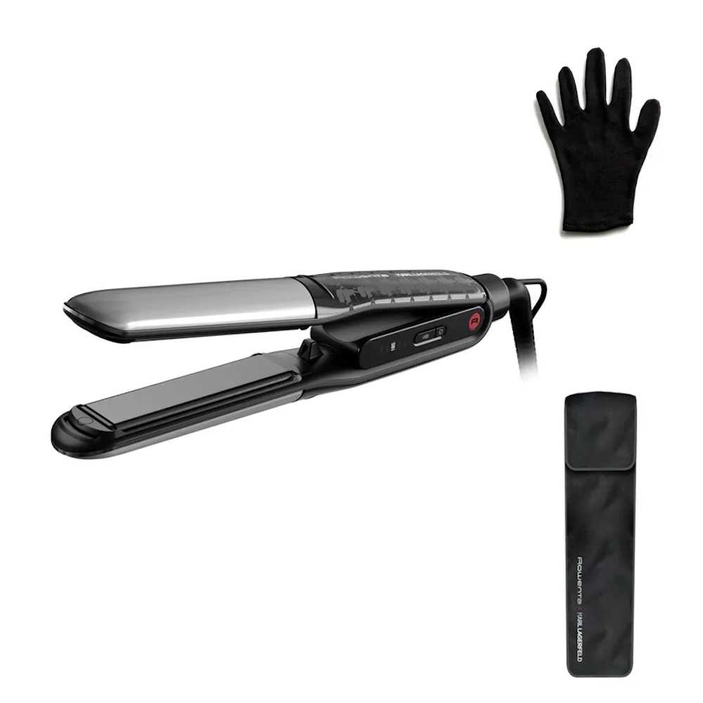 Выпрямитель для волос Rowenta Karl Lagerfeld Thermostyle SF712LE0 2 в 1