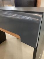 Стол макияжный Стокгольм серый графит/графит глянец