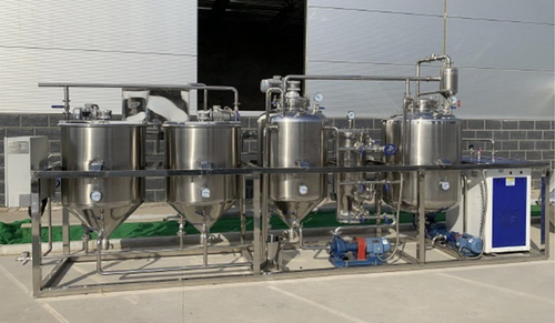 Оборудование для рафинации и дезодорации растительного масла HLJL300-4
