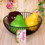 Фруктовница «Brownie» 18*7см полоски черная