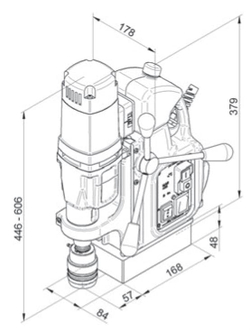 Магнитный сверлильный станок BDS MAB-485 SB