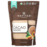 Navitas Organics, органический какао-порошок, без подсластителей, 680 г (24 унции)