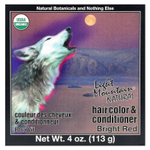 Light Mountain, Натуральная краска и кондиционер для волос, ярко-рыжий, 4 унции (113 г)