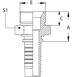 Фитинг DN 16 DK (Ш) 27x1.5