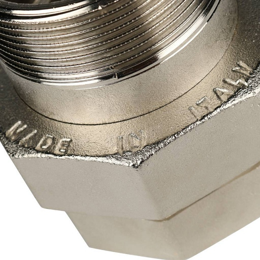 Соединение быстроразъемое (американка) STOUT - 2" (ВР/НР, латунь никелированная, уплотнение o-ring)