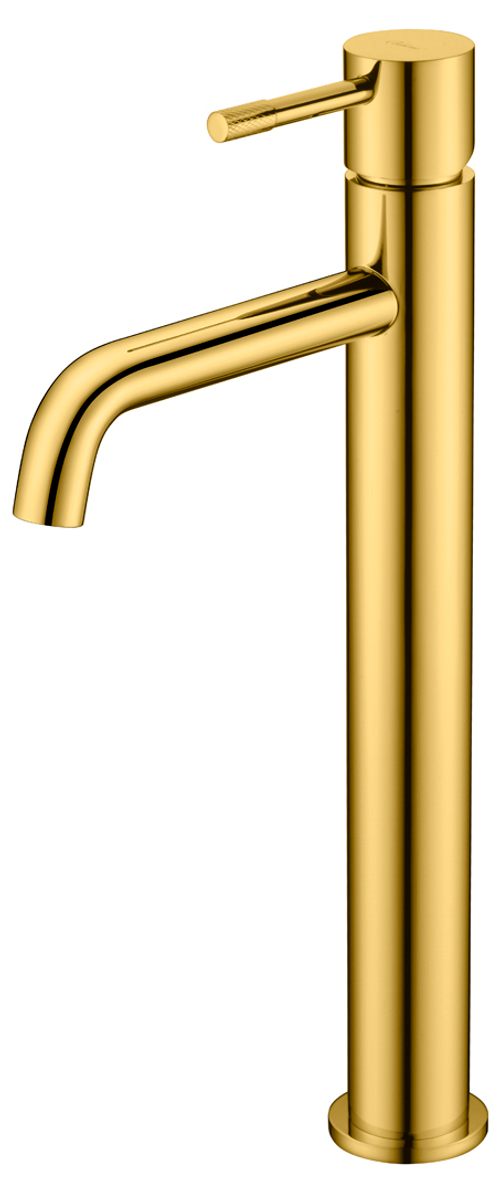Boheme Смеситель для умывальника высокий, Uno. Gold